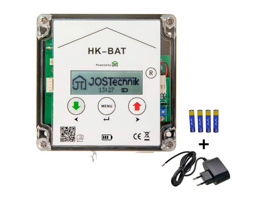 Obrázek k výrobku 125203 - Automatické otevírání a zavírání kurníku JOSTechnik HK-Bat