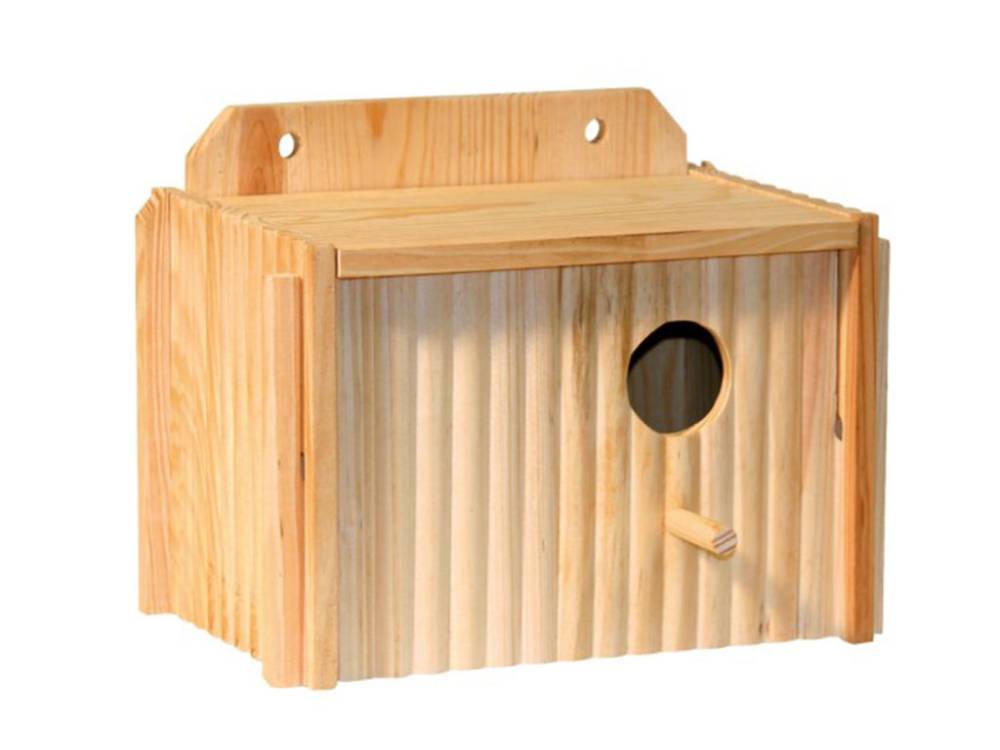 Obrázek k výrobku 125249 - Budka hnízdní pro malé ptactvo KERBL 82955, 21 x 13 x 13 cm