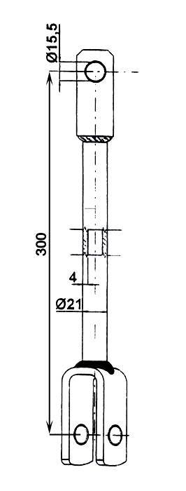 Obrázek k výrobku 9156 - Díl závěsu KUBOTA