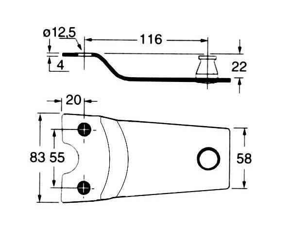 Obrázek k výrobku 33769 - Držák ostří typ Marangon model 235 RGC