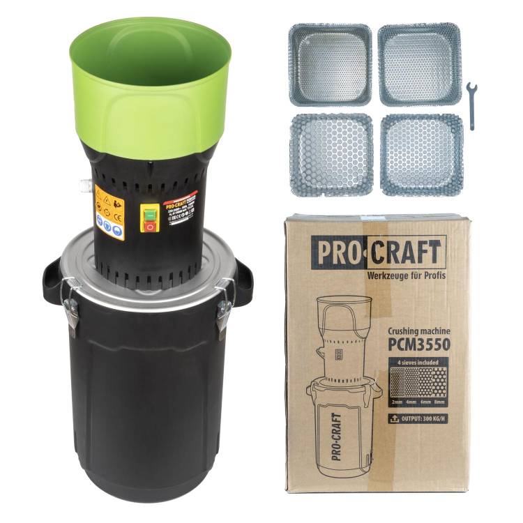 Obrázek k výrobku 133230 - Elektrický šrotovník na obilí s barelovým zásobníkem MILL ET - HP 0,75kW