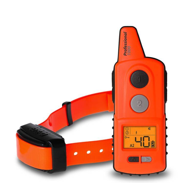 Obrázek k výrobku 75474 - Elektronický výcvikový obojek d-control professional 1000 - Oranžová