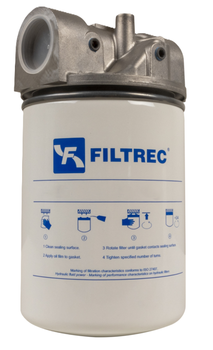 Obrázek k výrobku 55616 - filtr hydrauliky s kartuší 3/4", 125µ