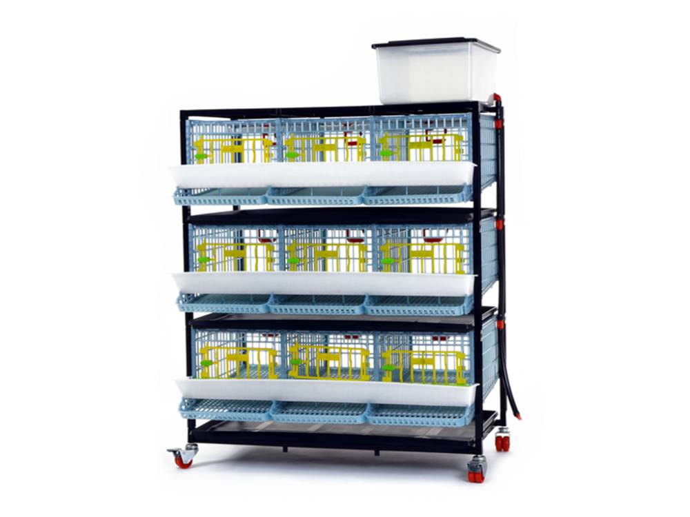 Obrázek k výrobku 125402 - Klec pro křepelky CIMUKA BYK-03-3K