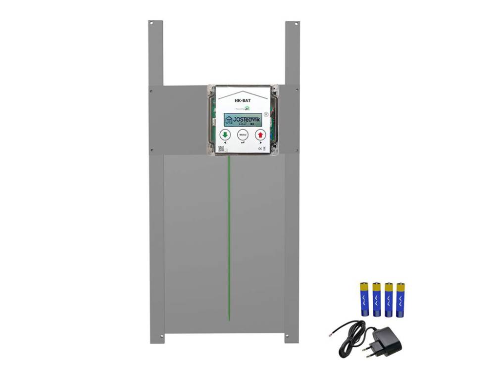 Obrázek k výrobku 125458 - Komplet automatického otevírání a zavírání kurníku JOSTechnik HK-Bat 23x34 R