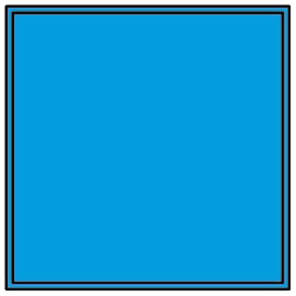 Obrázek k výrobku 59725 - Kontrolka bez symbolu čtvercová, modrá