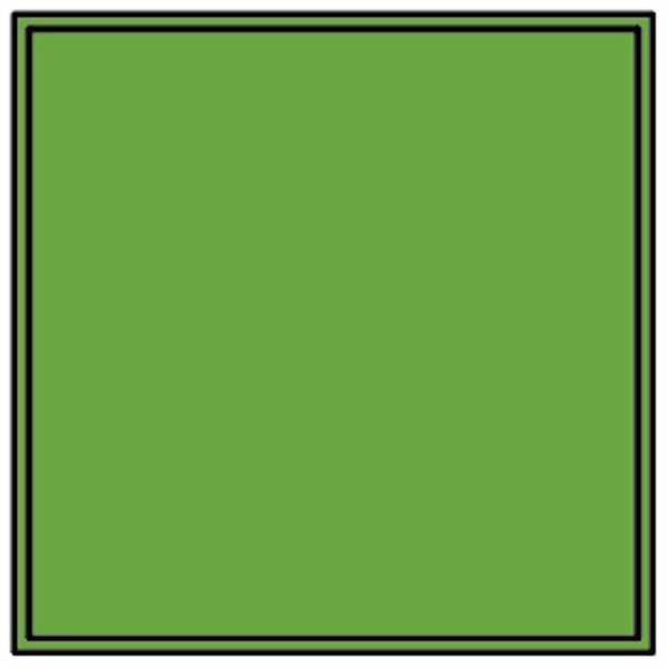 Obrázek k výrobku 59723 - Kontrolka bez symbolu čtvercová, zelená