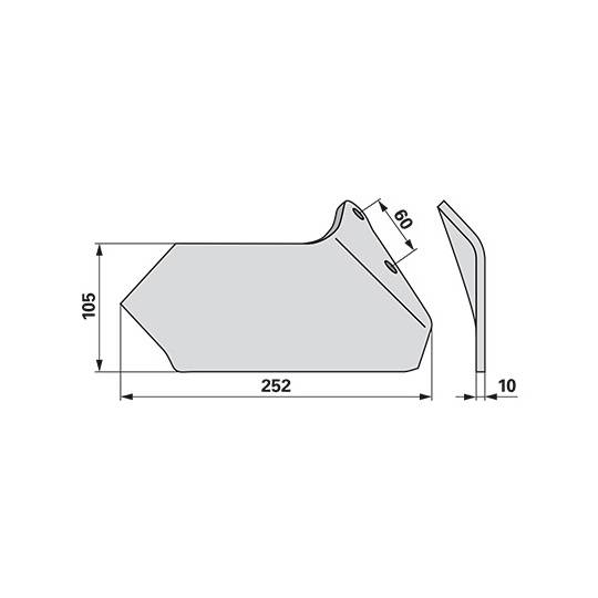 Obrázek k výrobku 24356 - Křídlo 172,5 mm - levé