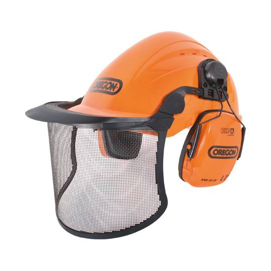 Obrázek k výrobku 34200 - Lesnická helma Oregon-bezpečnostní helma-kombinace oranžová