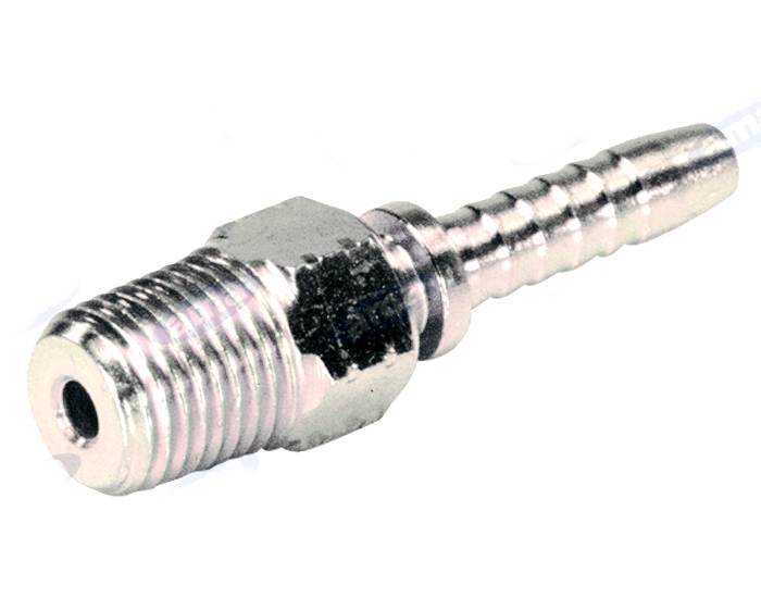 Obrázek k výrobku 58702 - Lis. armatura s vnějším závitem NPT a vnitřním kuželem 60 st. 1/2" - 1/2" NPT