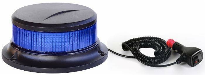 Obrázek k výrobku 62170 - Magnetický LED maják modrý 12-24V