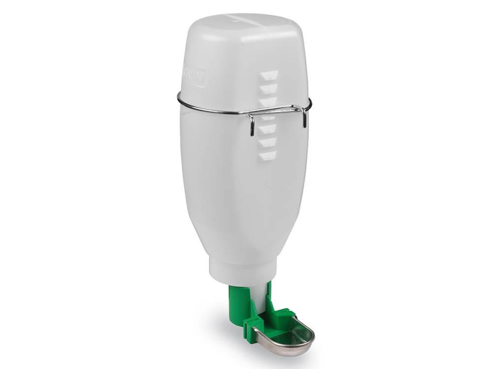Obrázek k výrobku 125587 - Napáječka pro králíky s nerezovým pítkem GAUN 24560 - 2l, závěsná