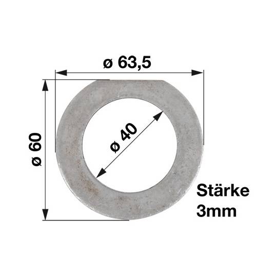 Obrázek k výrobku 33362 - Nastavovací podložka 3mm