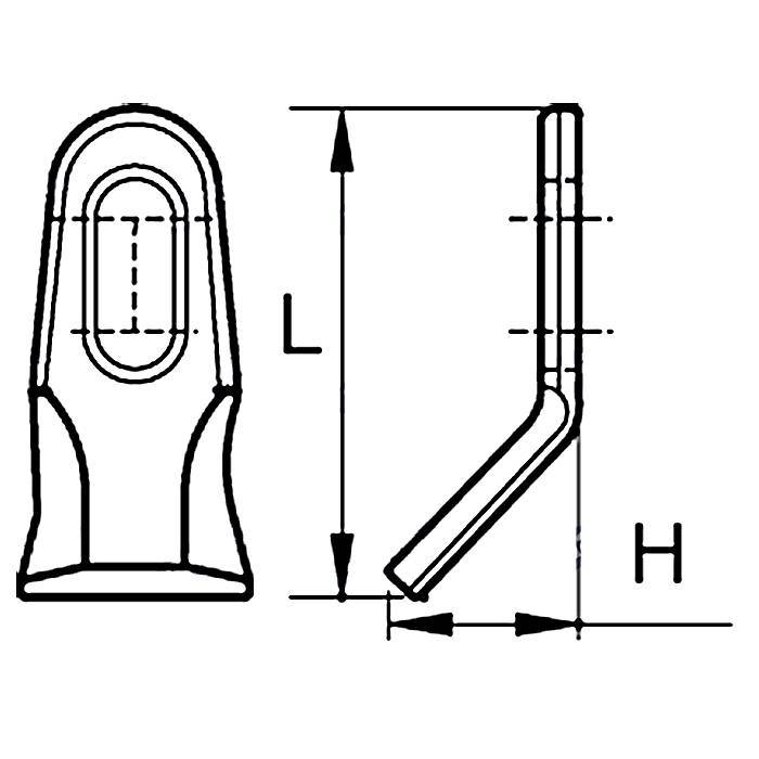 Obrázek k výrobku 9323 - Nůž Y 40x99 mm