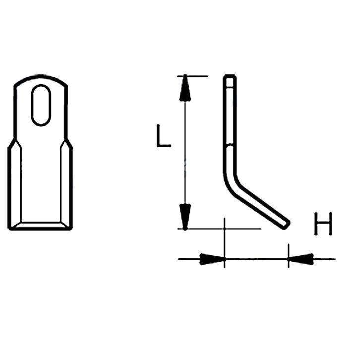 Obrázek k výrobku 42395 - Nůž Y 42x92 mm