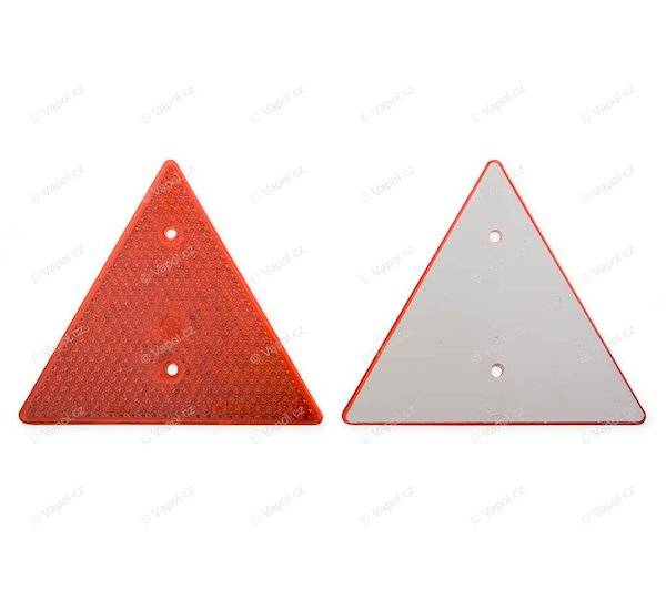 Obrázek k výrobku 30195 - Odrazka trojúhelník, 2 díry, FRISTOM