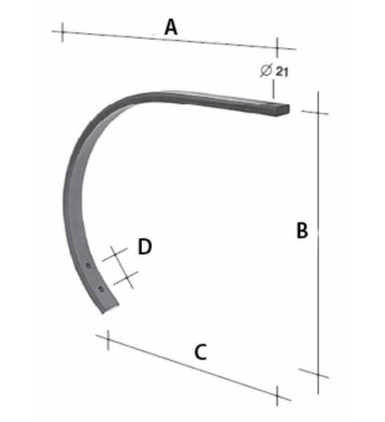 Obrázek k výrobku 49791 - pero typ chisel 7,7 kg