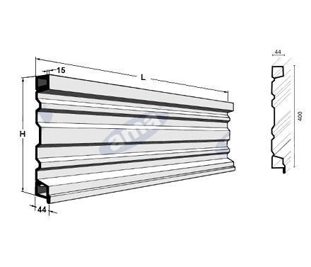 Obrázek k výrobku 60205 - Postranice  H 400mm (1KG)