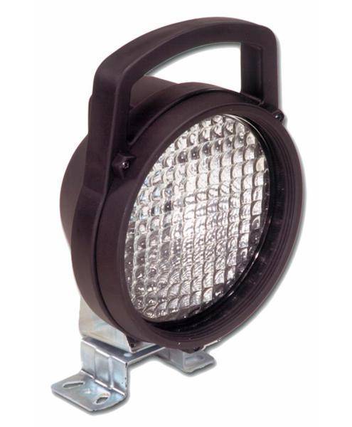 Obrázek k výrobku 9239 - Pracovní halogenové světlo kulaté, 165 mm s držadlem a vypínačem
