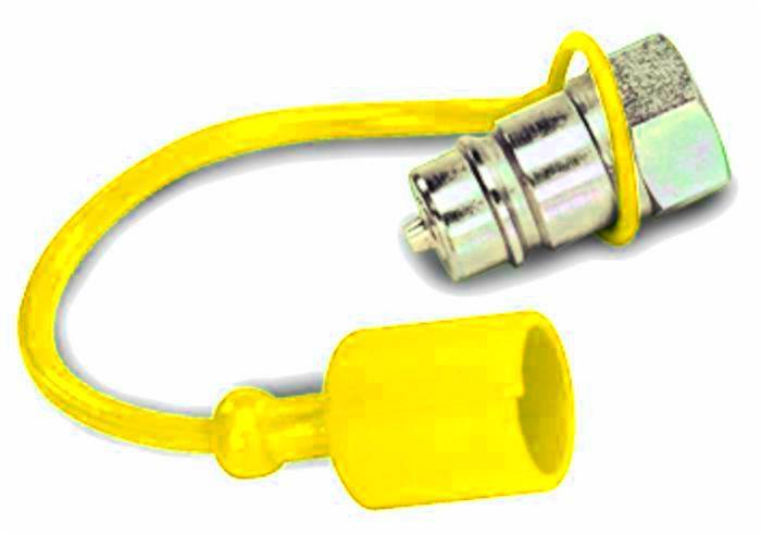 Obrázek k výrobku 59321 - Protiprachová ochrana pro rychlospojku - samec 1/2" žlutá