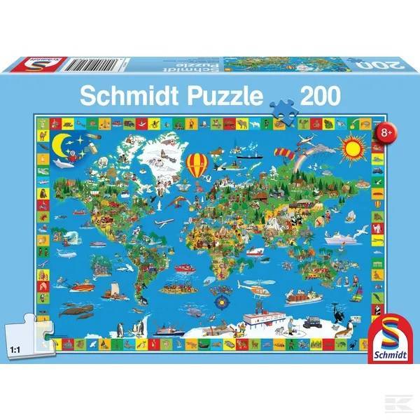 Obrázek k výrobku 68590 - Puzzle s obrázkem Deine bunte Erde 200 dílků