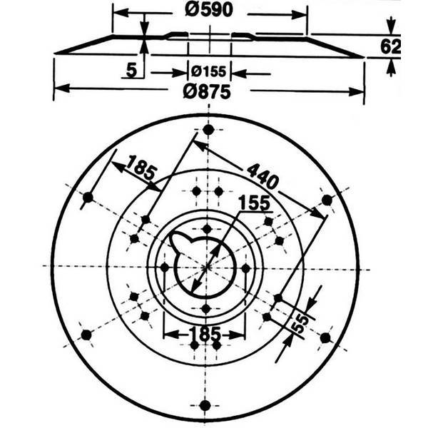 Obrázek k výrobku 33699 - rotační buben typ Fahr/2,19
