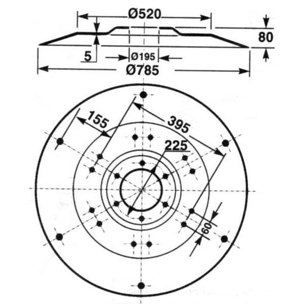 Obrázek k výrobku 33701 - rotační buben typ Fella 167/TR- 1,67m