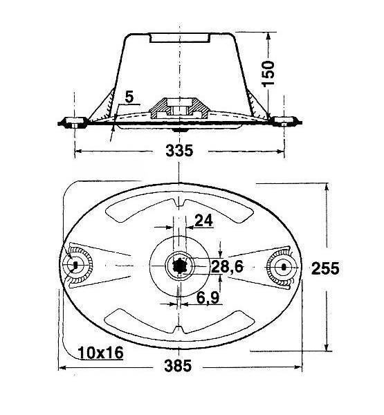 Obrázek k výrobku 33885 - Rotační disk typ Kuhn