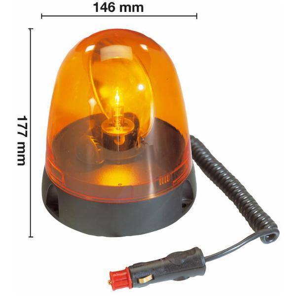 Obrázek k výrobku 9010 - Rotační maják magnetický 24V, serie ONE