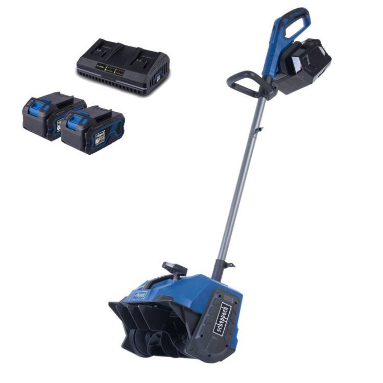 Obrázek k výrobku 94531 - Scheppach BC-SNB410-X-SET XL22x 20 V IXES aku sněhová fréza + 4Ah baterie + nabíječka 4,5 A
