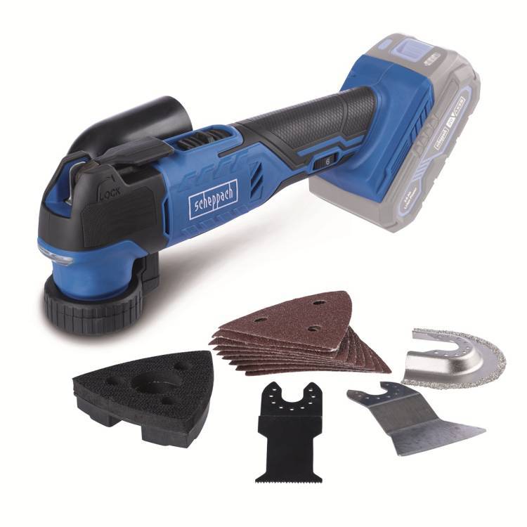 Obrázek k výrobku 91908 - Scheppach C-MT40-Xaku 20 V IXES multifunkční nástroj (bez baterie a nabíječky)