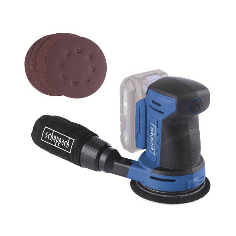 Obrázek k výrobku 91910 - Scheppach C-OBS125-X20 V IXES aku excentrická bruska (bez baterie a nabíječky)