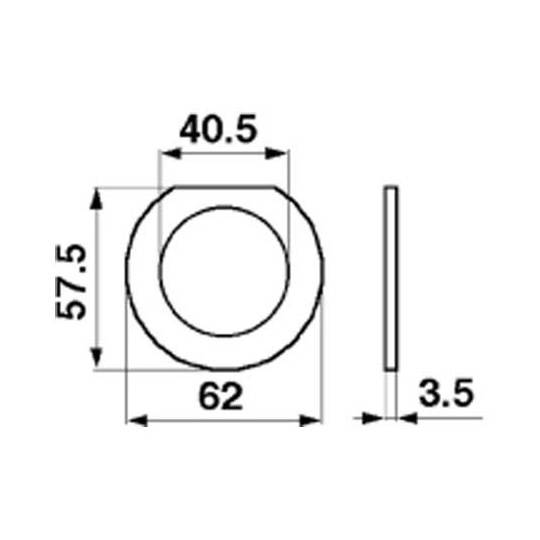 Specifikace - Nastavovací podložka 3,5mm