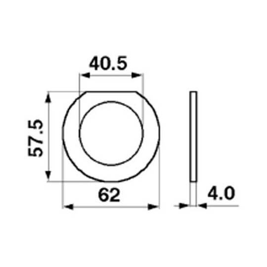 Specifikace - Nastavovací podložka 4mm
