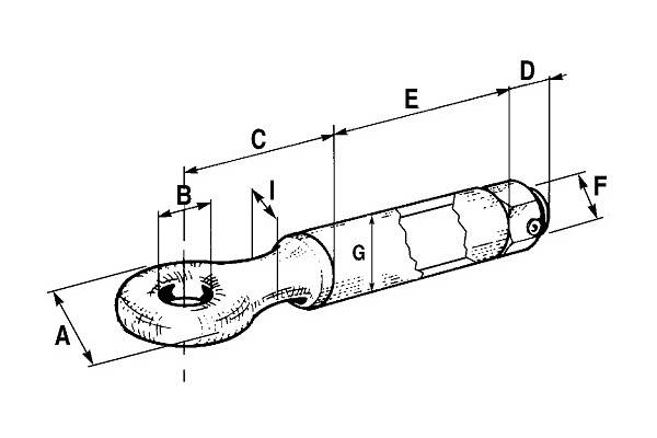 Specifikace - tažné oko bez homologace 10000kg