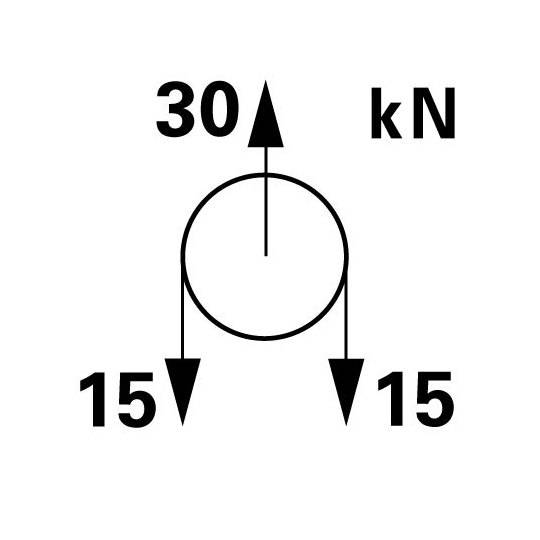 Specifikace - Vodicí kladka bez háku 30 KN