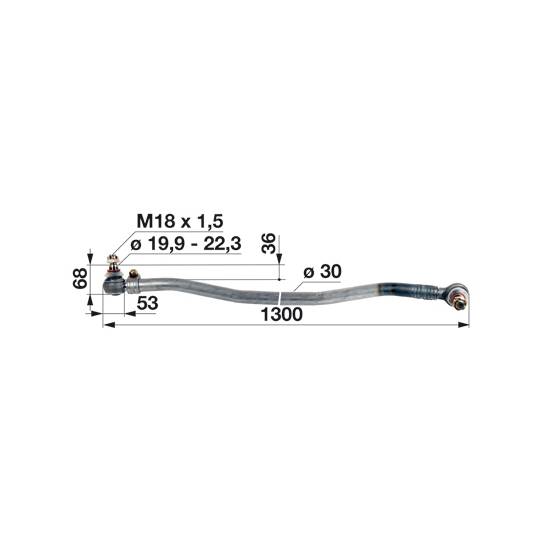 Obrázek k výrobku 31224 - Spojovací tyč Case