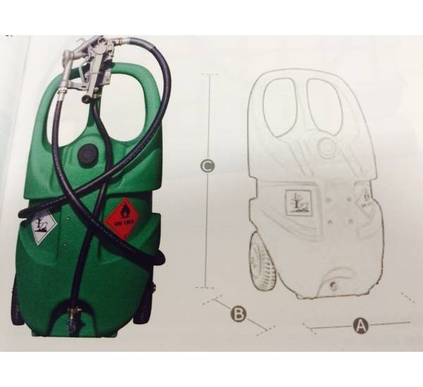 Obrázek k výrobku 55945 - tankovací vozík na benzin 55 l