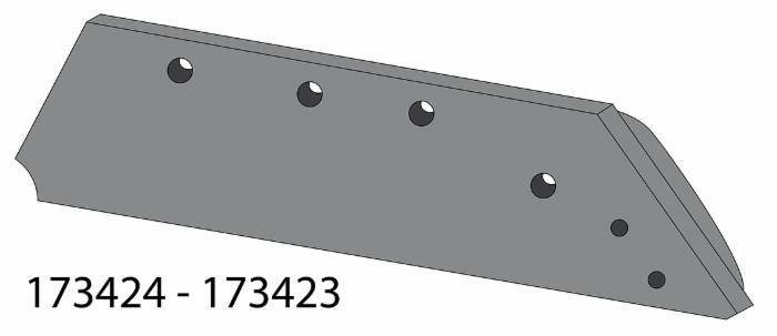 Obrázek k výrobku 52264 - Výměnná špice radlice/ostří - pravé 14"