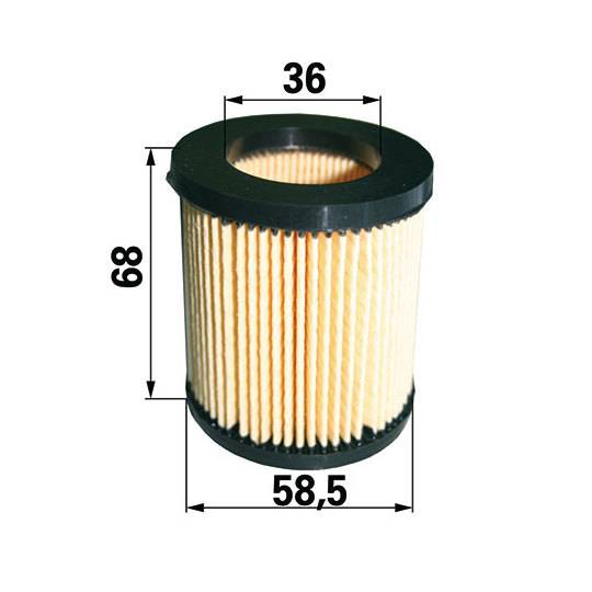 Obrázek k výrobku 31227 - Vzduchový filtr AS-MOTOR