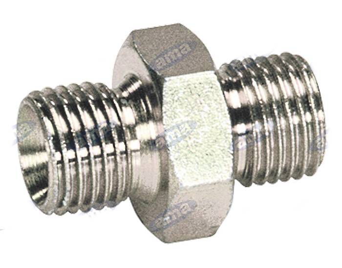 Obrázek k výrobku 58878 - závitový adaptér BSP x BSP 1/2" / 1/2" / 41 mm