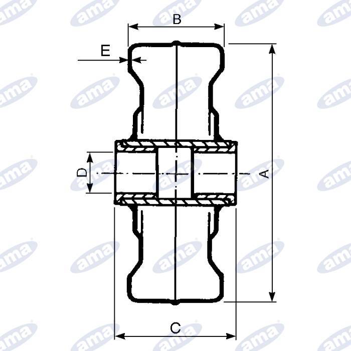 Obrázek k výrobku 10202 - Železné kolo o průměru 225 mm