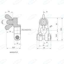 Obrázek k výrobku 61573 - - bateriová svorka, M10