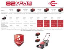 Obrázek k výrobku 82221 - Aku travní sekačka CRAMER 82LM46SX