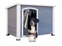 Obrázek k výrobku 125232 - Bouda pro psa dřevěná KERBL 80576 KENNY, 113x77x81 cm