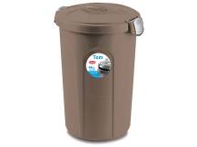 Obrázek k výrobku 125240 - Box na granule pro psy a kočky STEFANPLAST TOM 46l, šedohnědý