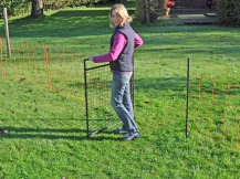 Obrázek k výrobku 125241 - Brána k sítím pro elektrické ohradníky KERBL 446517, 106 cm