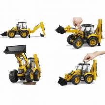 Obrázek k výrobku 81524 - BRUDER Bagr s čelním nakladačem JCB 5CX Eco