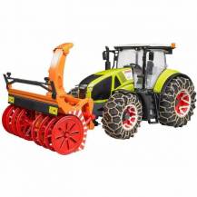 Obrázek k výrobku 81540 - BRUDER Traktor Claas Axion 950 se sněžnou frézou