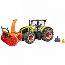 Obrázek k výrobku 81540 - BRUDER Traktor Claas Axion 950 se sněžnou frézou